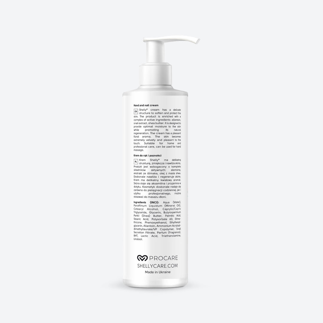 Hand and nail cream with allantoin, snail extract and shea oil - 250 ml