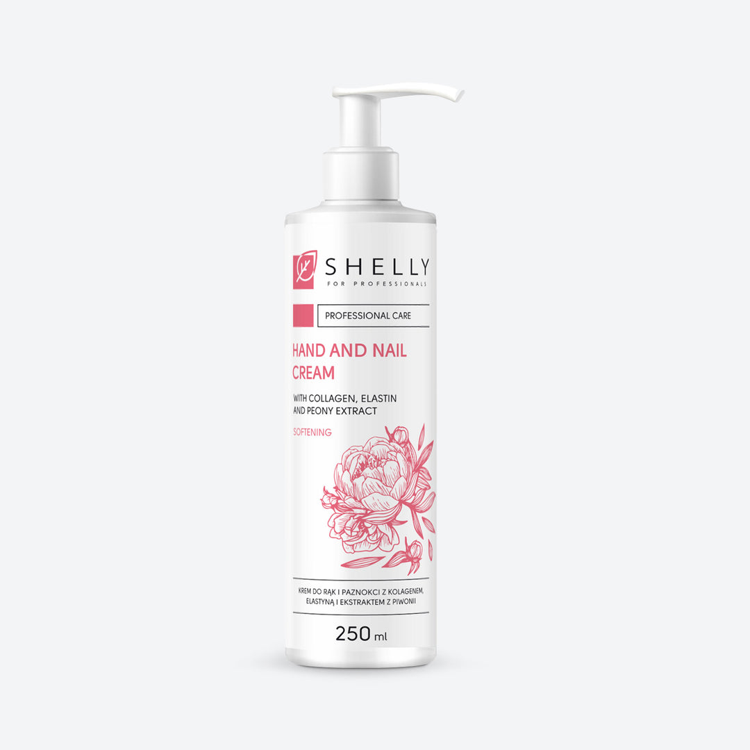 Hands and nails cream with collagen, elastin and peony extract - 250 ml