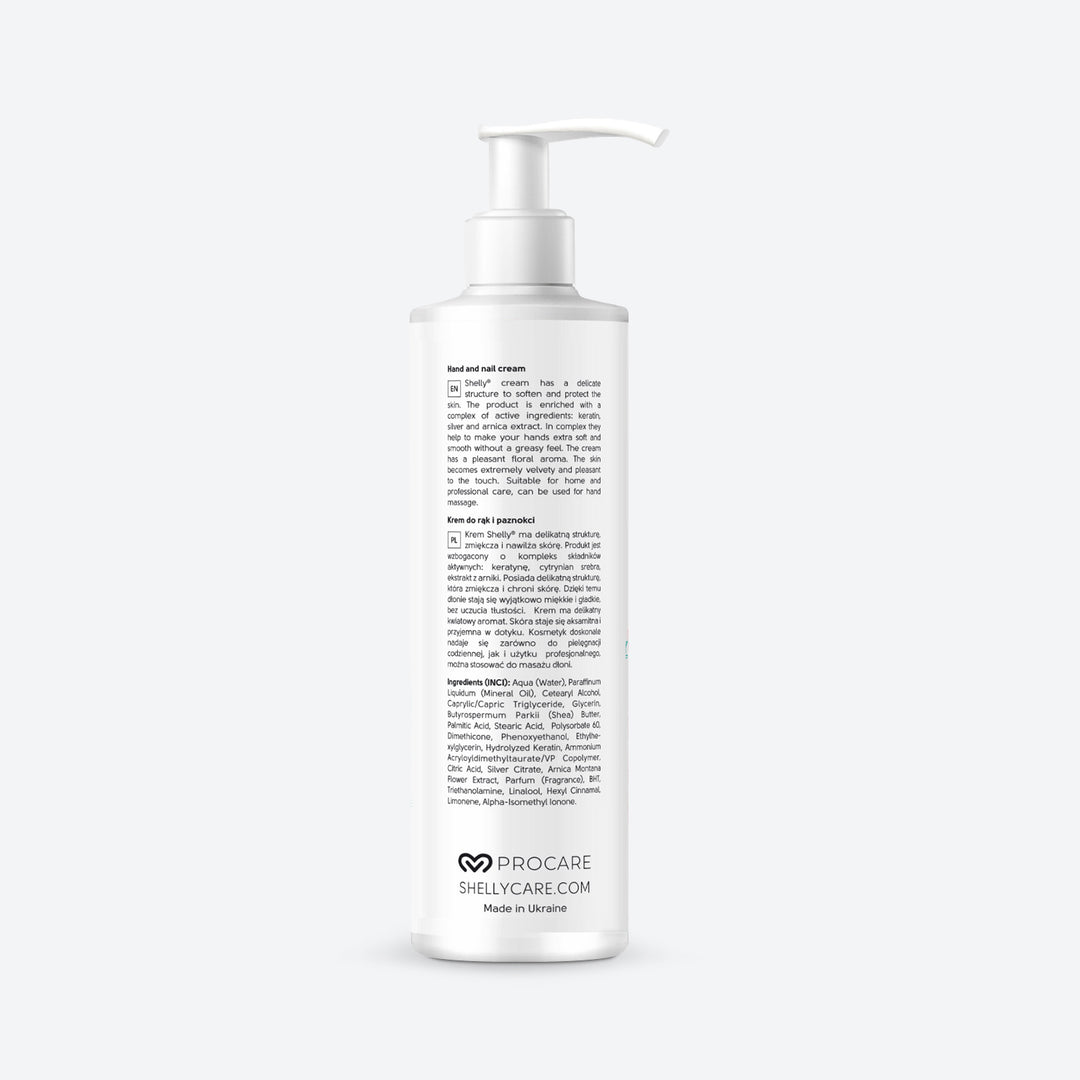 Hands and nails cream with keratin, silver and arnica extract - 250 ml