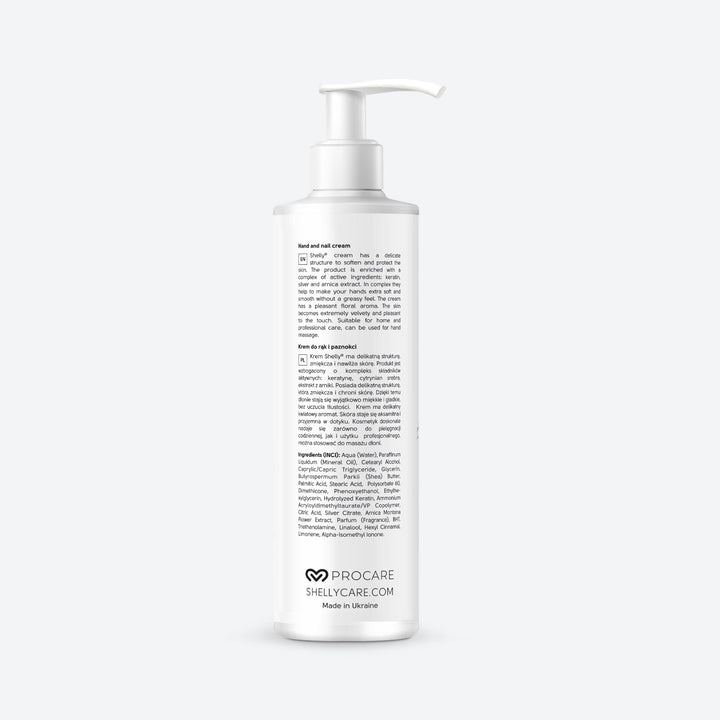 Hands and nails cream with keratin, silver and arnica extract - 250 ml