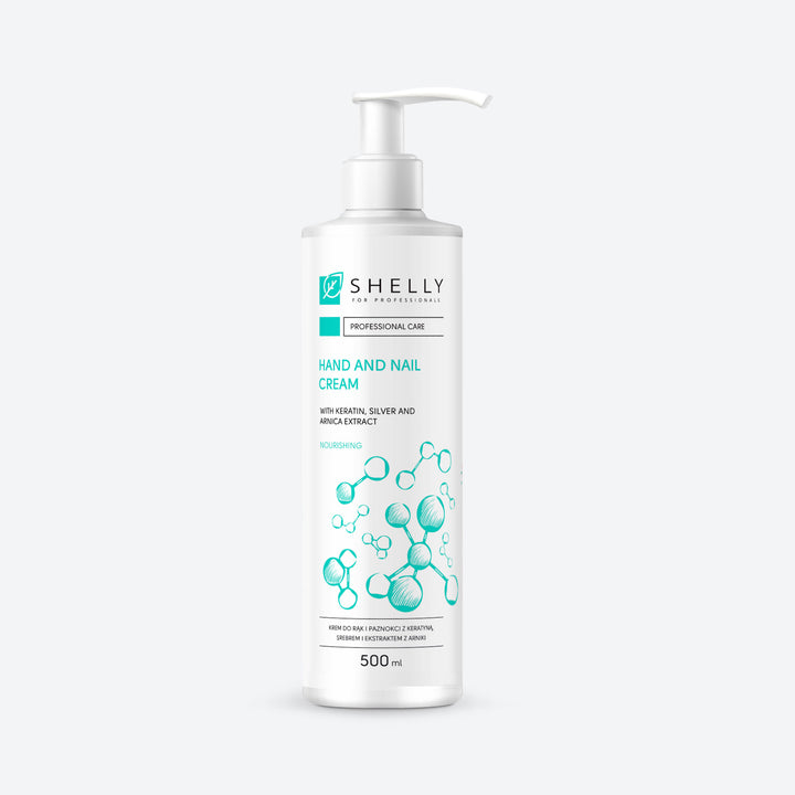 Hands and nails cream with keratin, silver and arnica extract - 500 ml