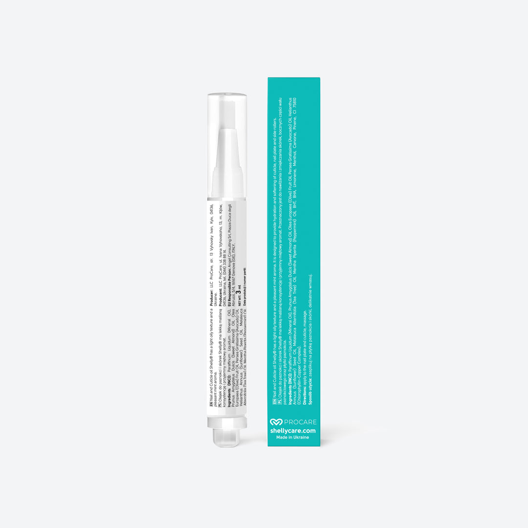 Nail and cuticle oil with moroccan mint extract and tea tree oil - 3 ml