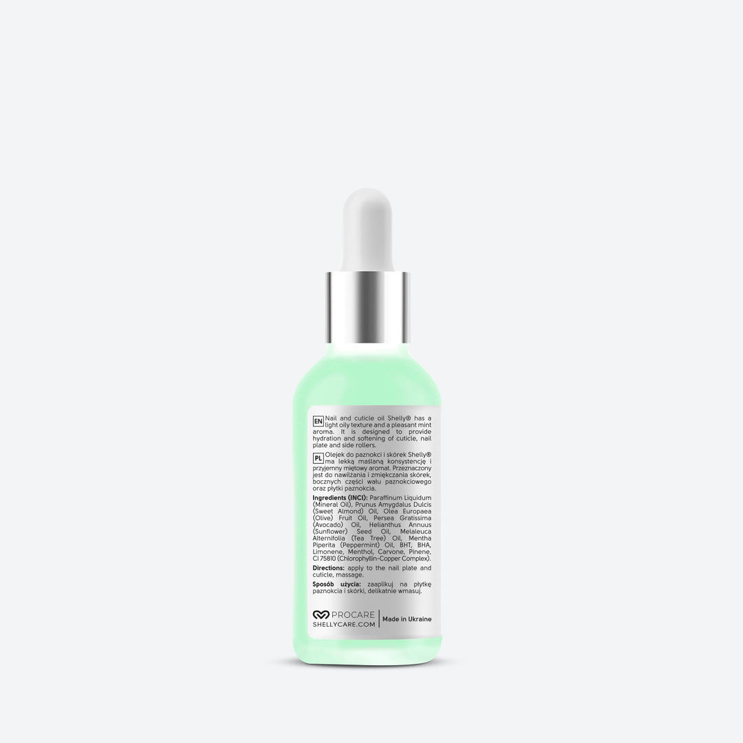 Nail and cuticle oil with moroccan mint extract and tea tree oil - 30 ml