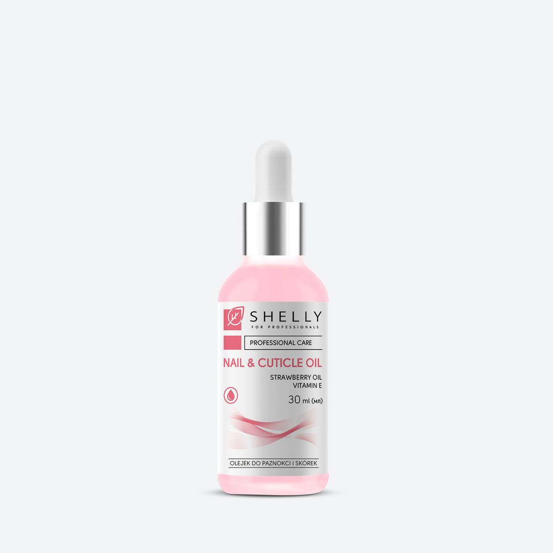 Nail and cuticle oil with strawberry extract and vitamin E - 30 ml