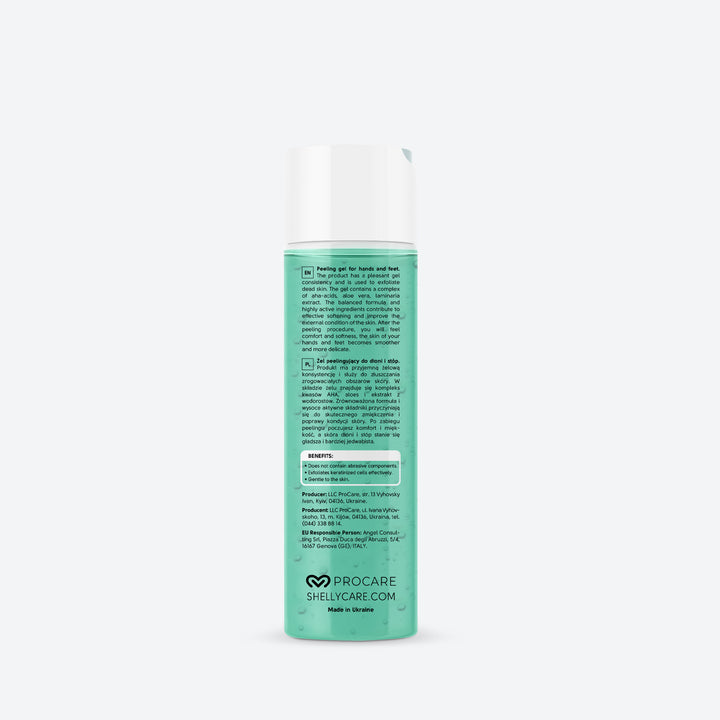 Peeling hand and foot gel with aloe vera - 200 ml