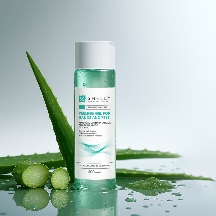 Peeling hand and foot gel with aloe vera - 200 ml