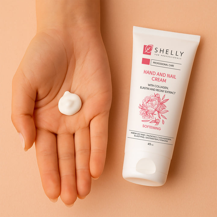 Hands and nails cream with collagen, elastin and peony extract - 45 ml