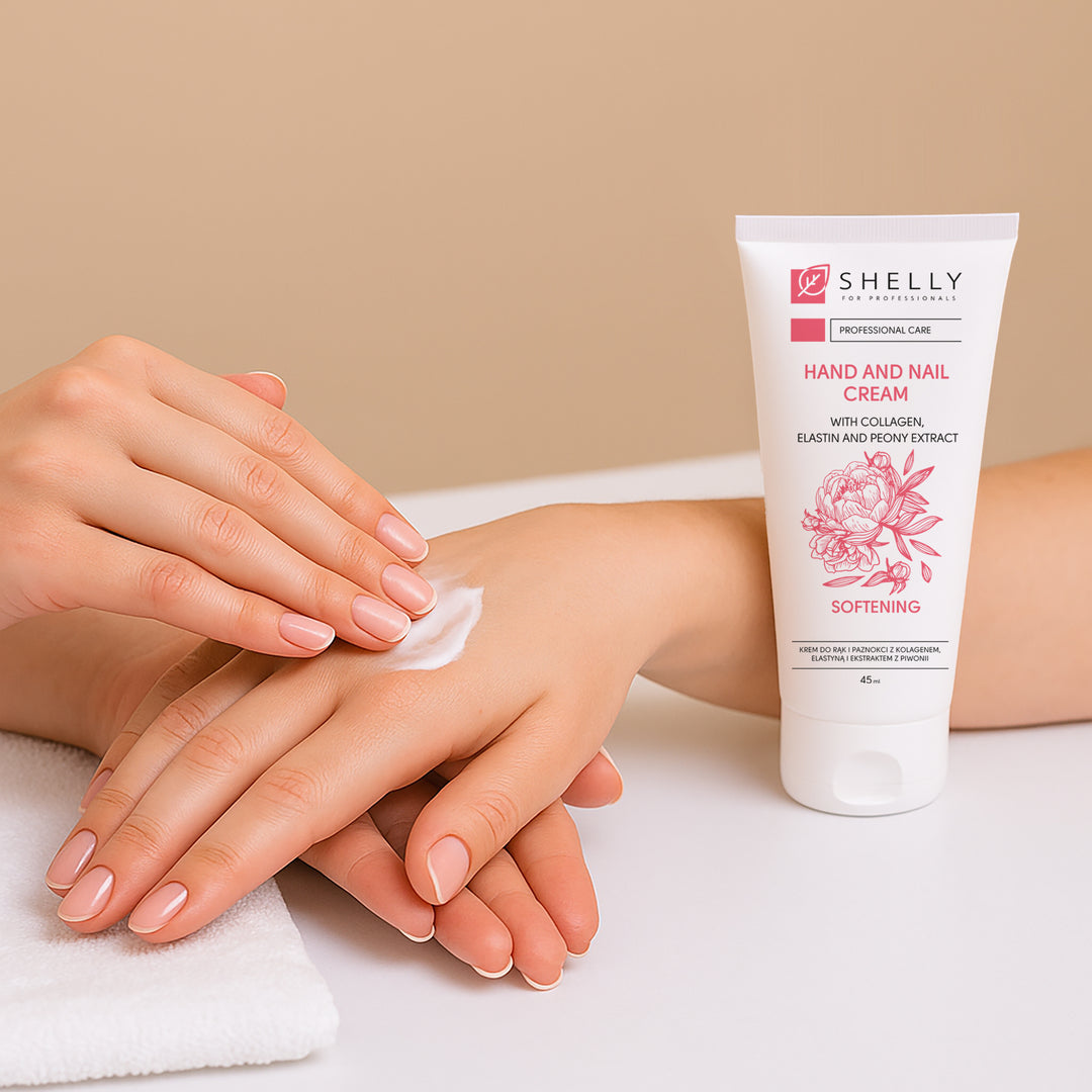 Hands and nails cream with collagen, elastin and peony extract - 45 ml