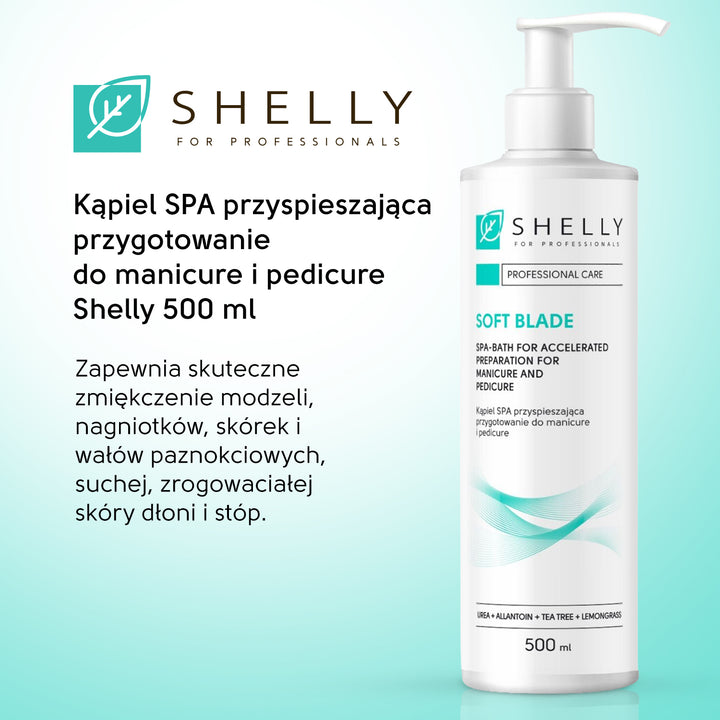 Kąpiel SPA do przyspieszonego przygotowania do manicure i pedicure Miękka głownia - 500 ml