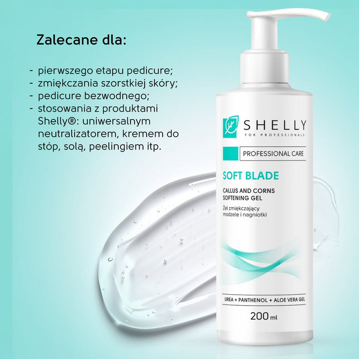 Callus and corns softening gel Soft blade Shelly 200 ml