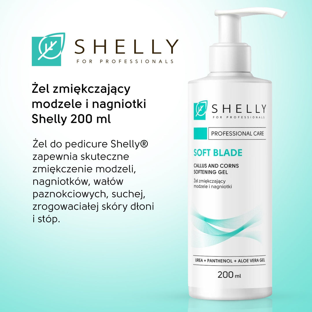 Callus and corns softening gel Soft blade Shelly 200 ml