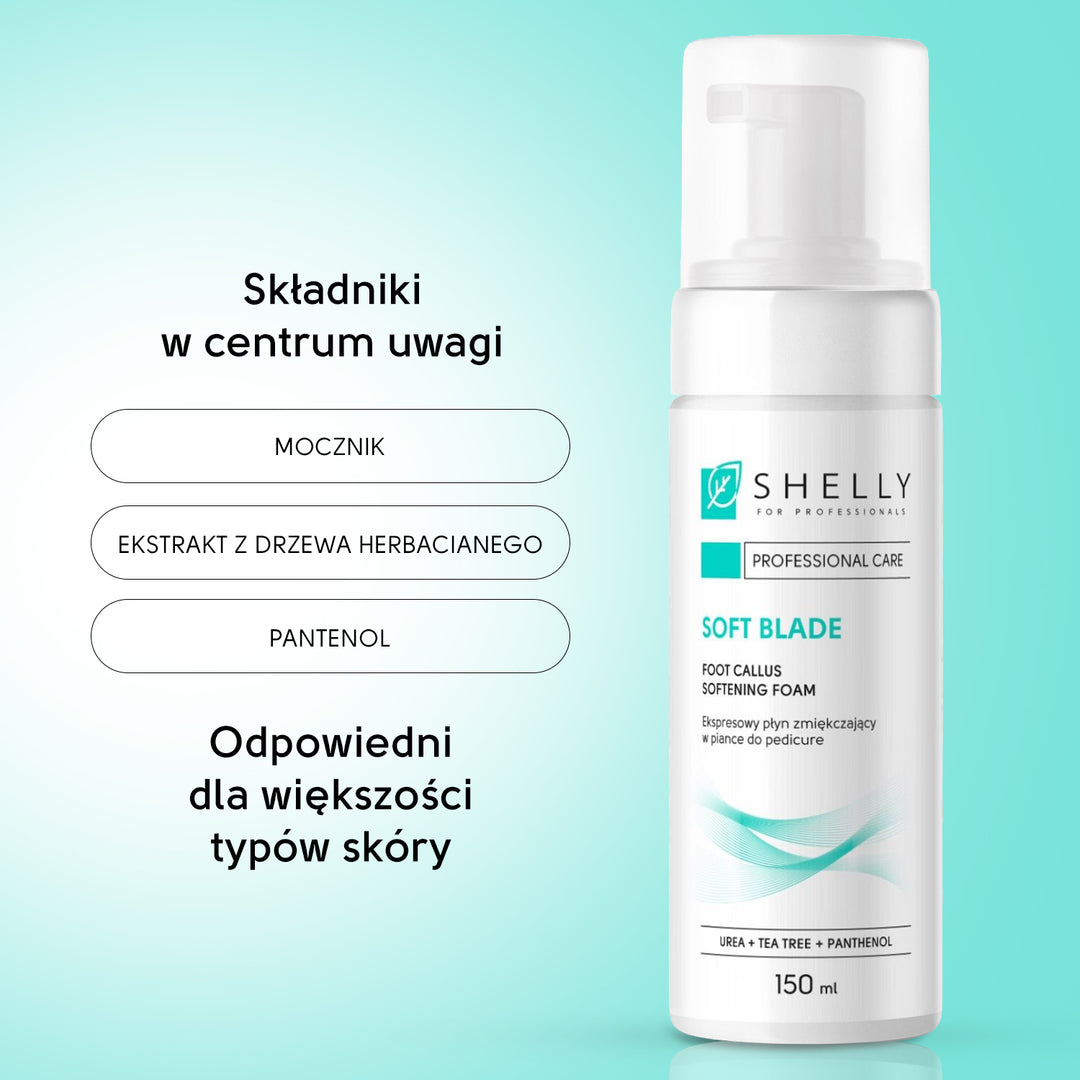 Pianka ekspresowa do zmiękczania pedicure miękka końcówka - 150 ml