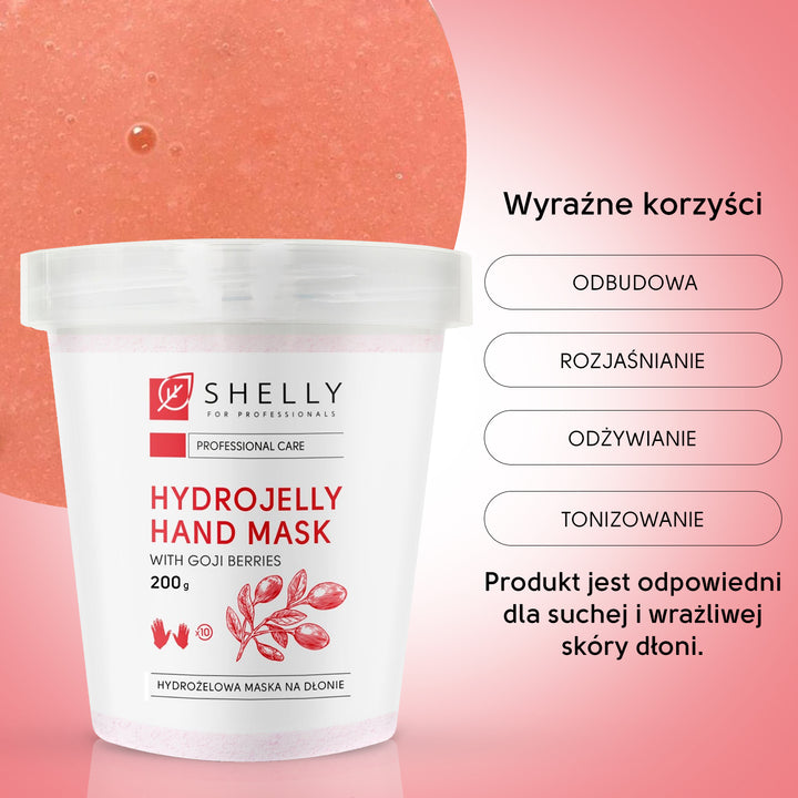 Hydrożelowa Maska do Rąk z Jagodami Goji - Shelly 200 g