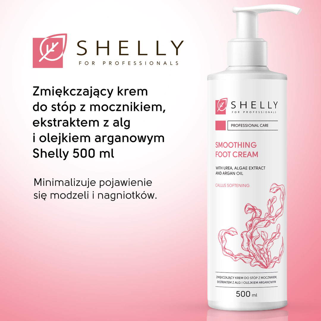 Zmiękczający krem ​​do stóp z mocznikiem, ekstraktem z alg i olejem arganowym - 500 ml