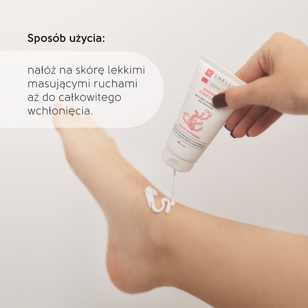 Weichmachende Fußcreme mit Urea, Algenextrakt und Arganöl - 45 ml
