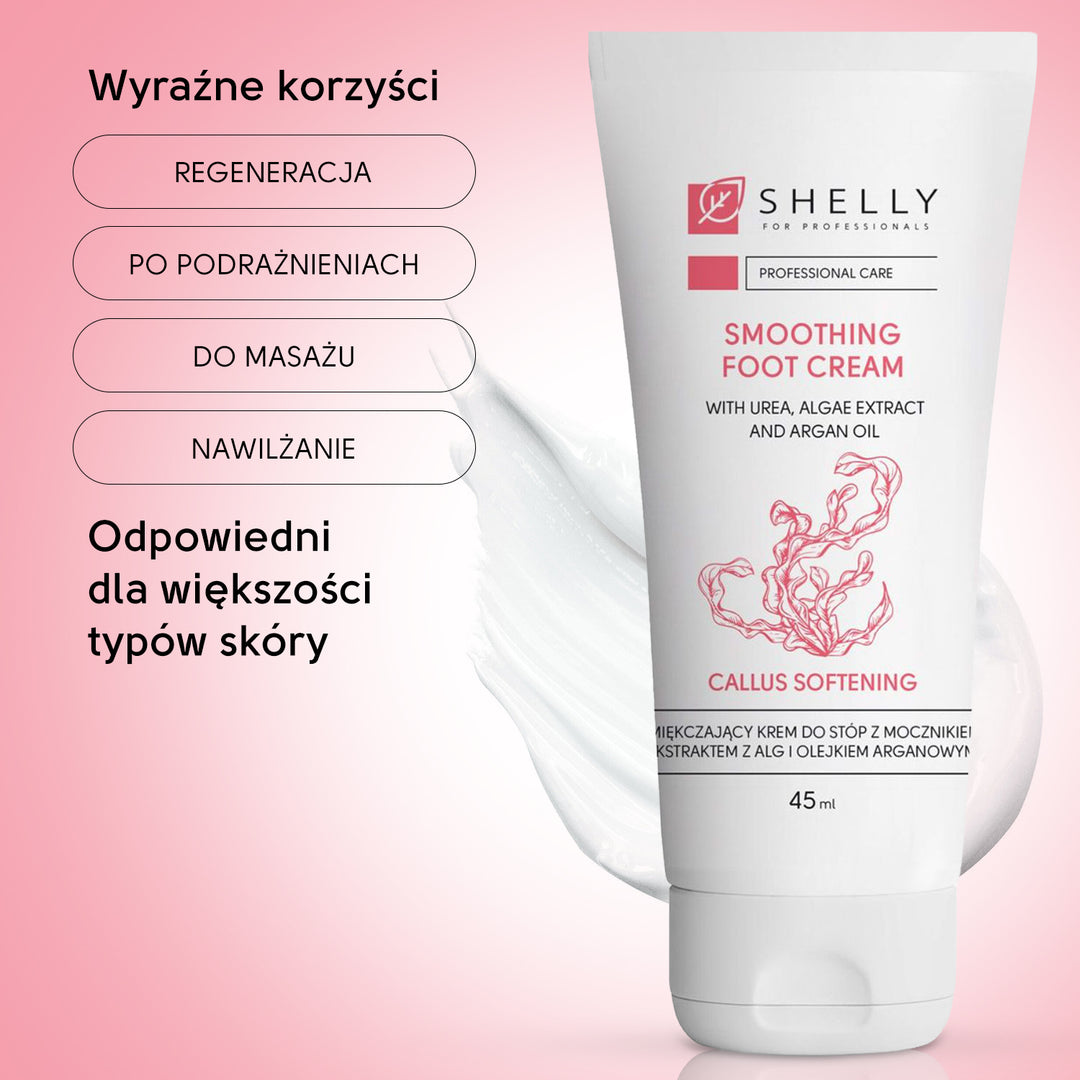 Weichmachende Fußcreme mit Urea, Algenextrakt und Arganöl - 45 ml