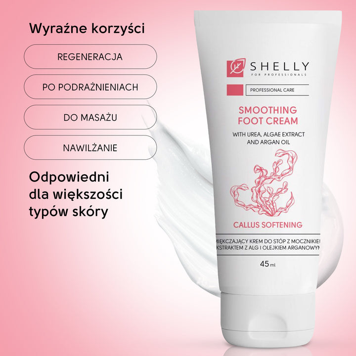 Weichmachende Fußcreme mit Urea, Algenextrakt und Arganöl - 45 ml