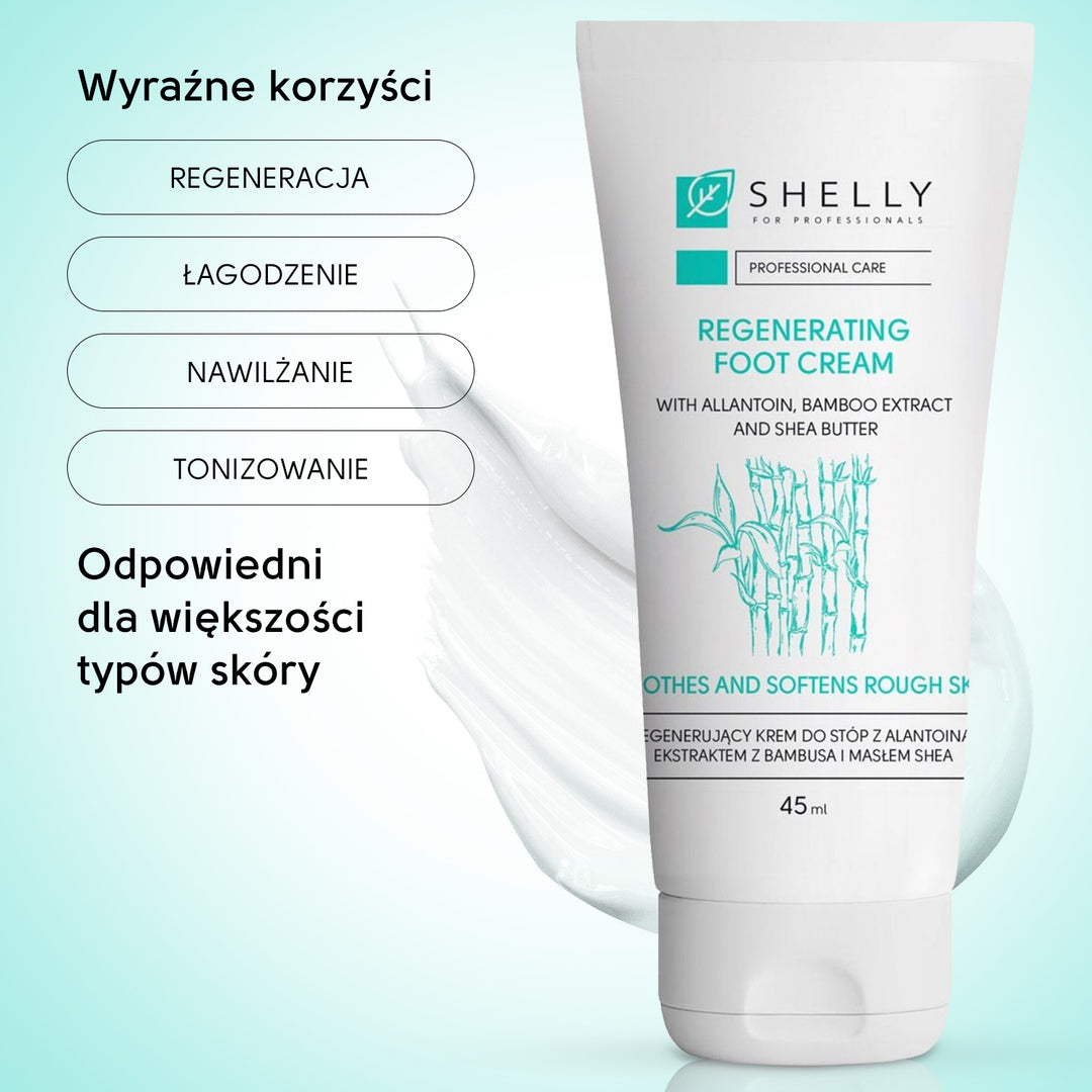 Regenerating foot cream with allantoin, bamboo extract and shea butter - 45 ml
