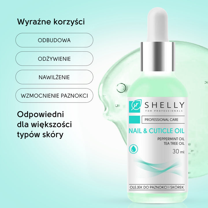 Олія для нігтів і кутикули з екстрактом марокканської м'яти та олією чайного дерева - 30 мл