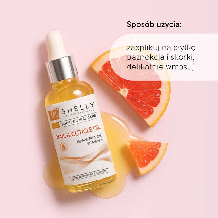Olejek do paznokci i skórek z ekstraktem z grejpfruta i witaminą A - 30 ml