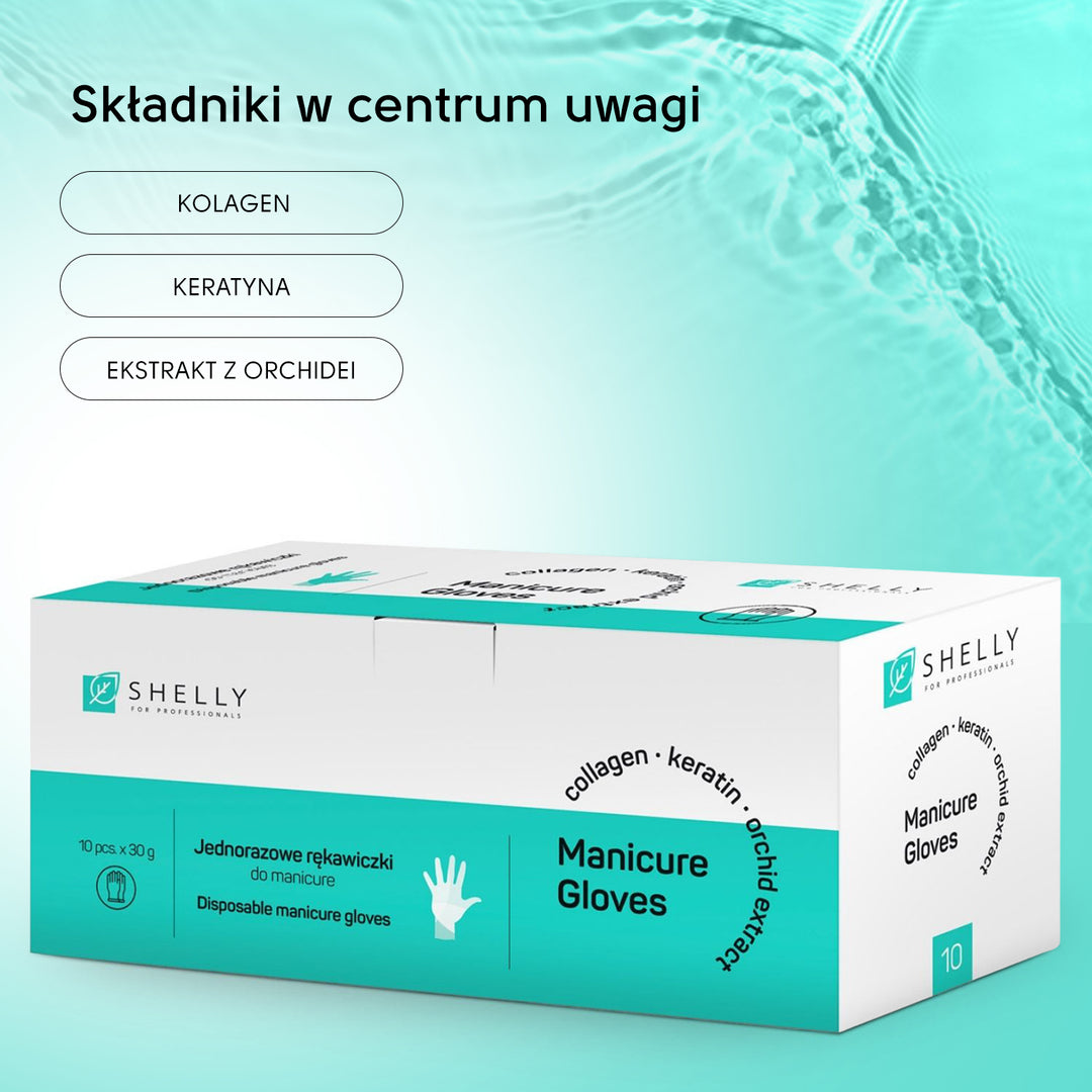 Zestaw rękawiczek do manicure – 10 szt.