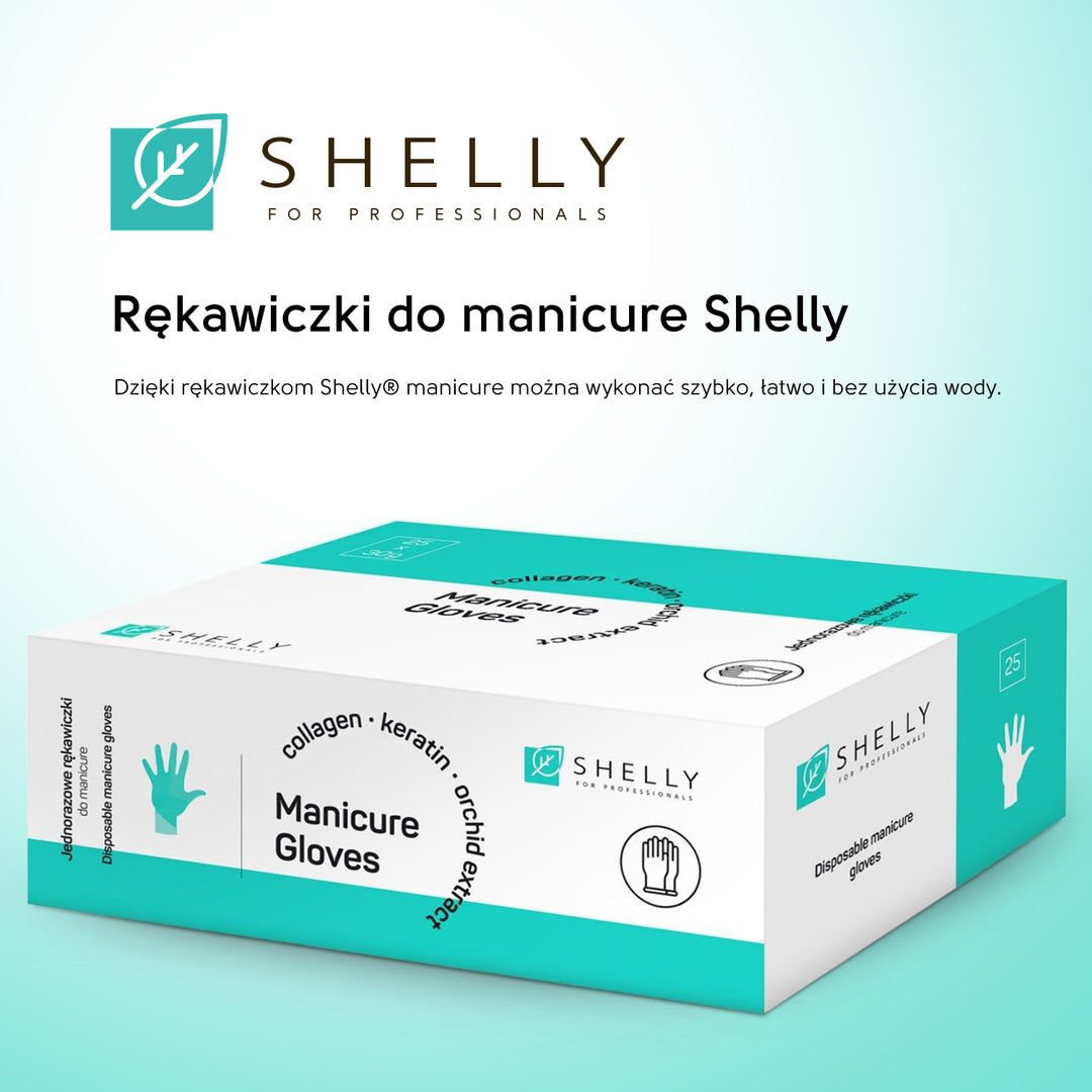 Zestaw rękawiczek do manicure – 25 szt. 