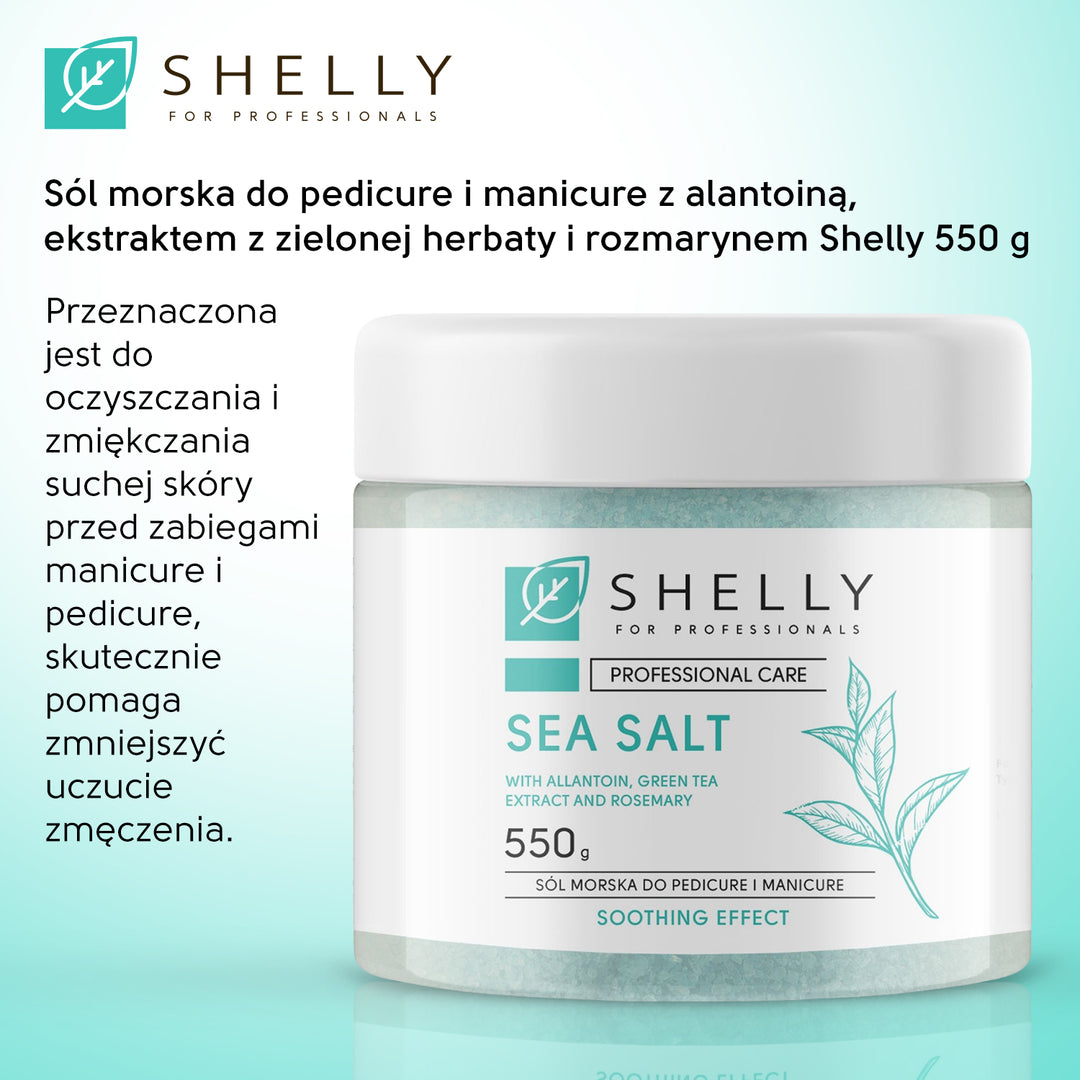 Sól do kąpieli z alantoiną, ekstraktem z zielonej herbaty i rozmarynem - 550 g