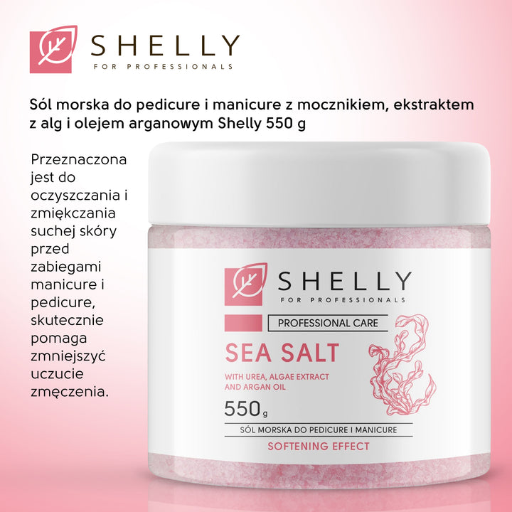 Badesalz mit Harnstoff, Algenextrakt und Arganöl - 550 g
