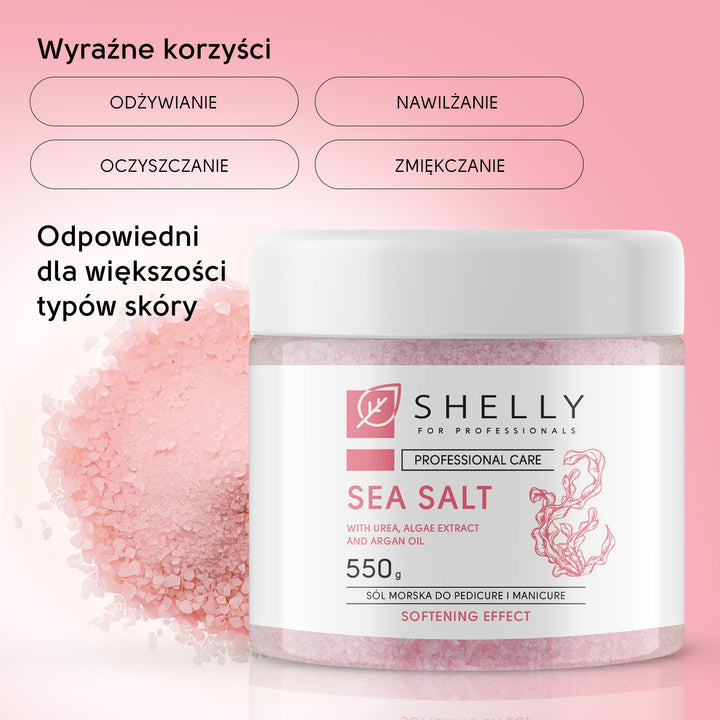 Badesalz mit Harnstoff, Algenextrakt und Arganöl - 550 g