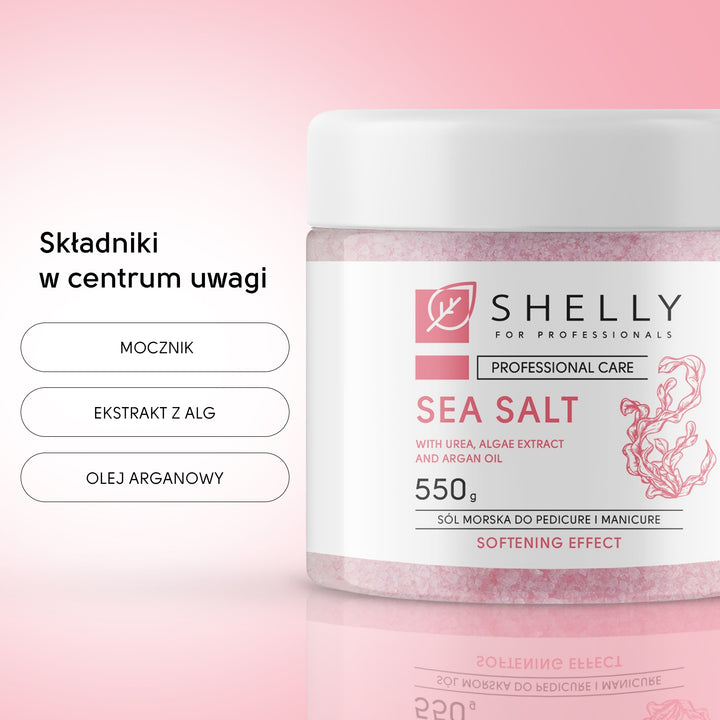 Badesalz mit Harnstoff, Algenextrakt und Arganöl - 550 g