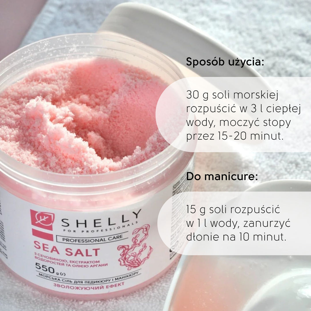 Badesalz mit Harnstoff, Algenextrakt und Arganöl - 550 g