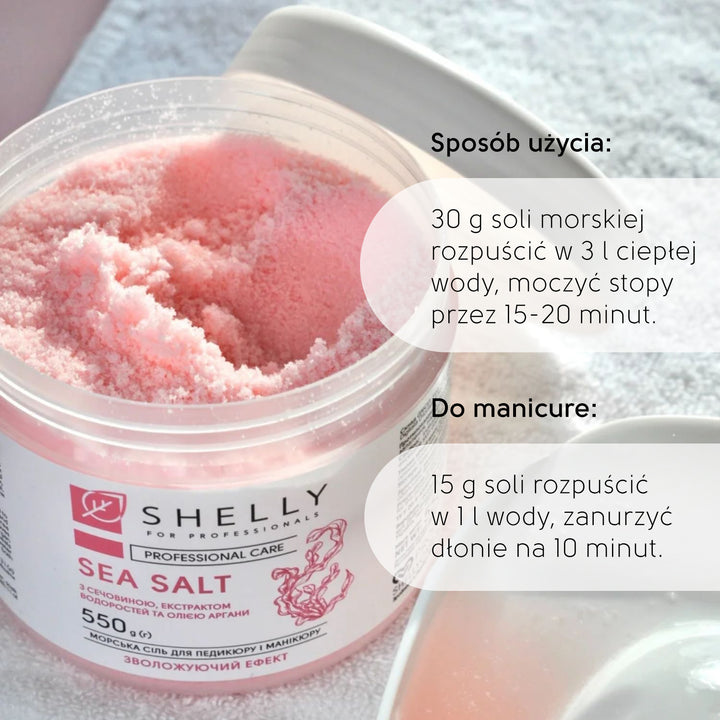 Badesalz mit Harnstoff, Algenextrakt und Arganöl - 550 g