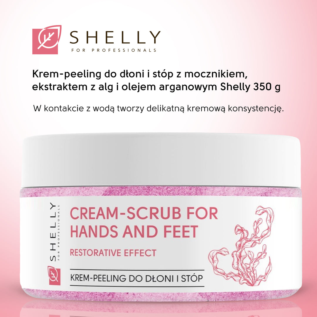 Krem-peeling do rąk i stóp z mocznikiem, ekstraktem z alg i olejem arganowym - 350 g