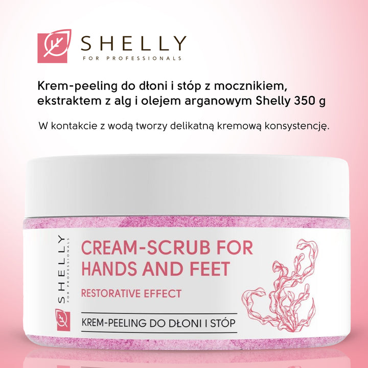 Krem-peeling do rąk i stóp z mocznikiem, ekstraktem z alg i olejem arganowym - 350 g