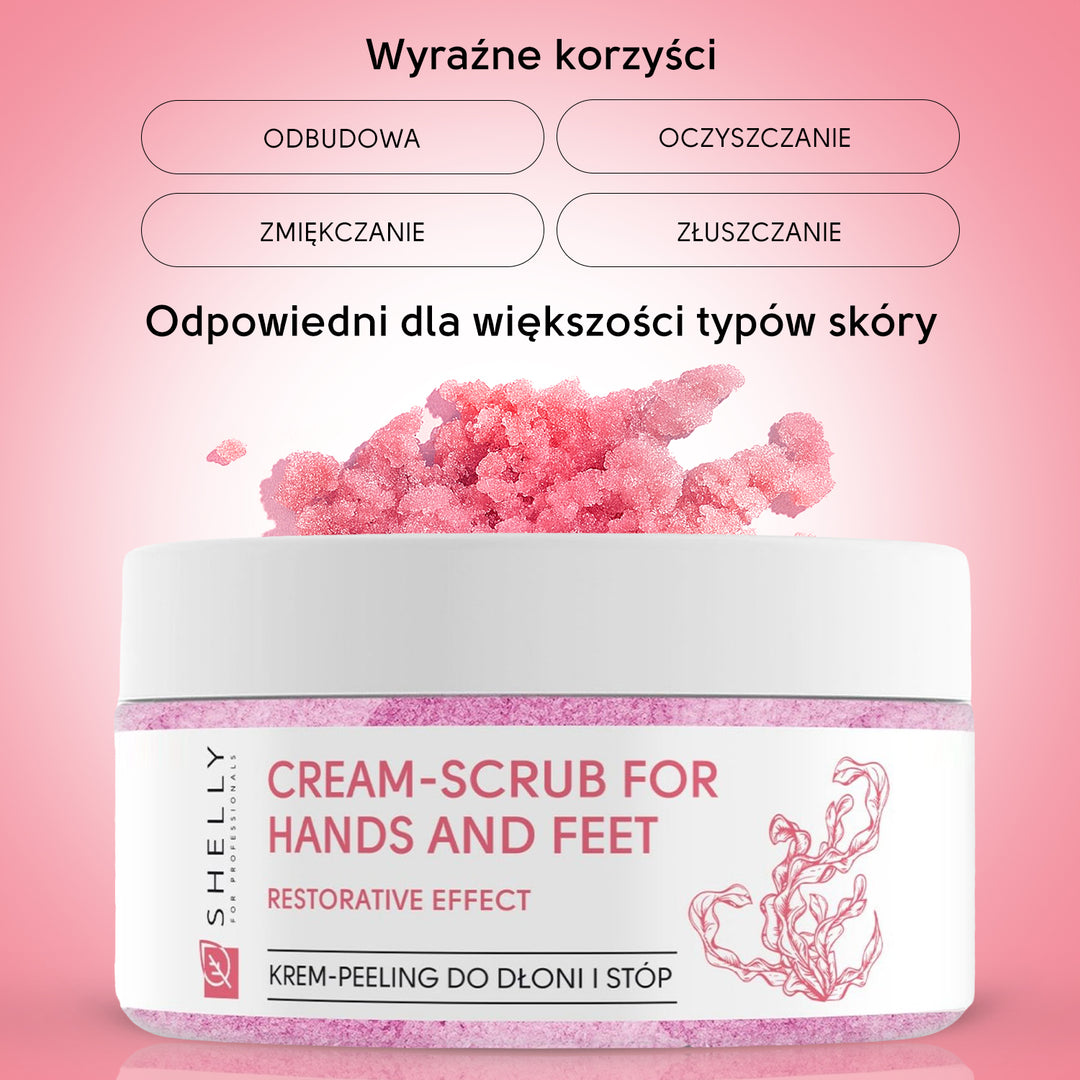 Krem-peeling do rąk i stóp z mocznikiem, ekstraktem z alg i olejem arganowym - 350 g