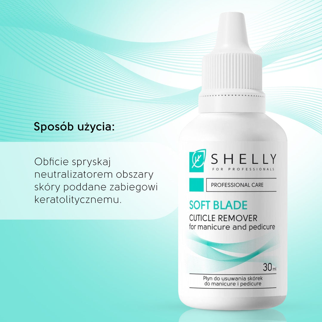 Cuticle remover for manicure and pedicure Soft Blade Shelly 30 ml