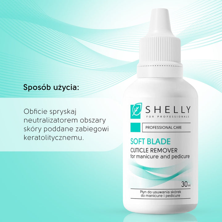 Cuticle remover for manicure and pedicure Soft Blade Shelly 30 ml
