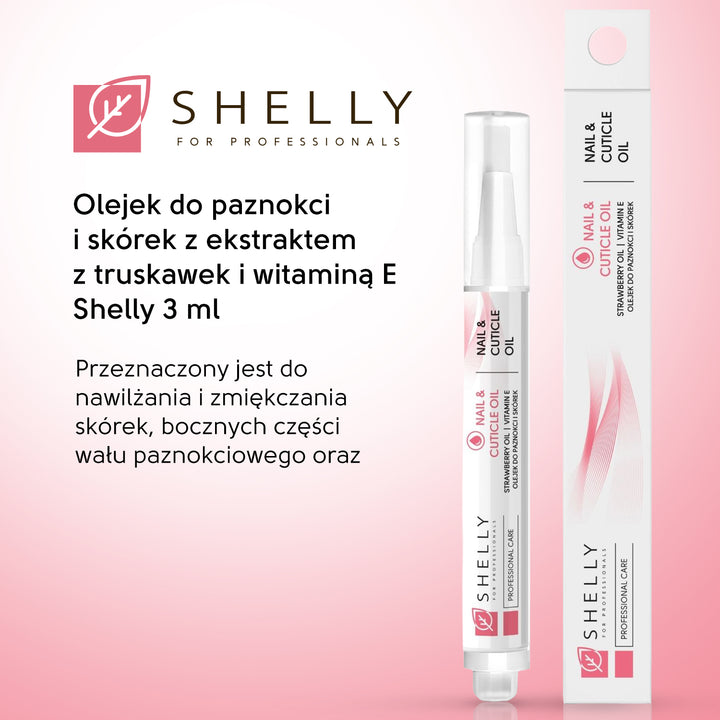 Olejek do paznokci i skórek z ekstraktem z truskawek i witaminą E - 3 ml