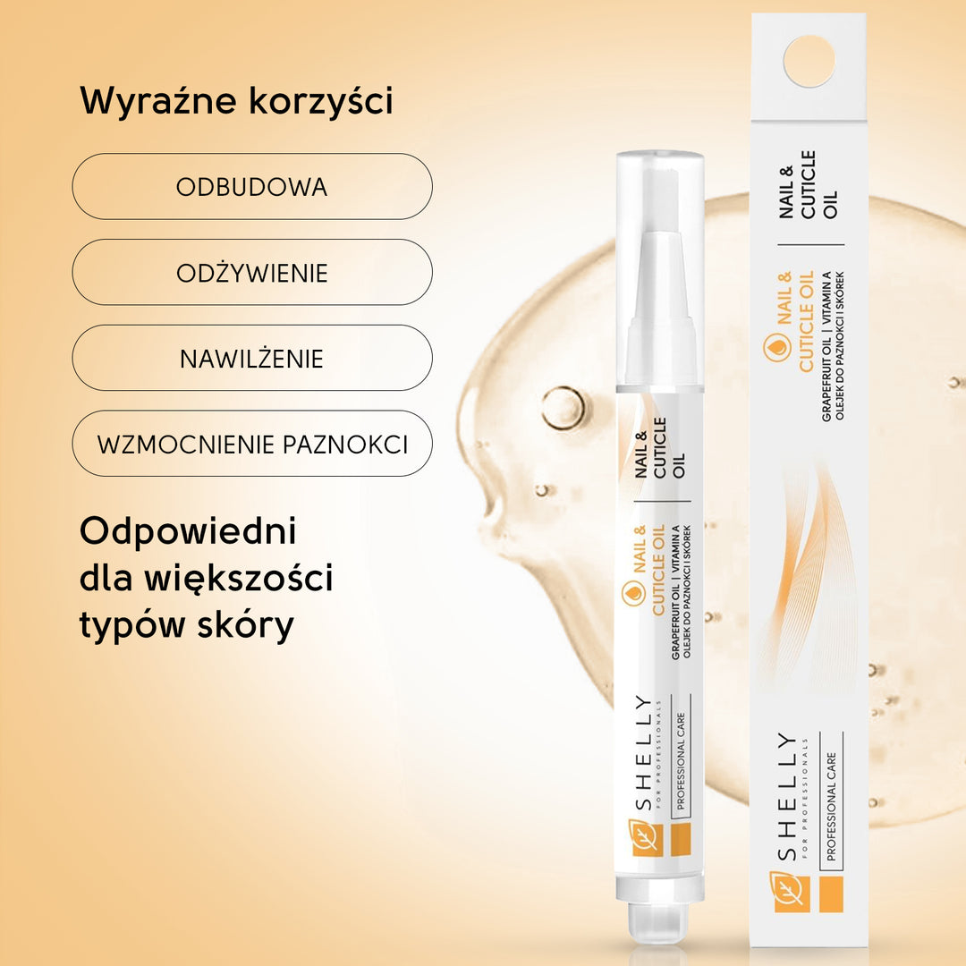 Olejek do paznokci i skórek z ekstraktem z grejpfruta i witaminą A - 3 ml