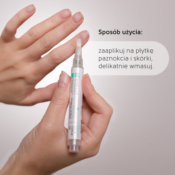 Olejek do paznokci i skórek z ekstraktem z mięty marokańskiej i olejkiem z drzewa herbacianego - 3 ml