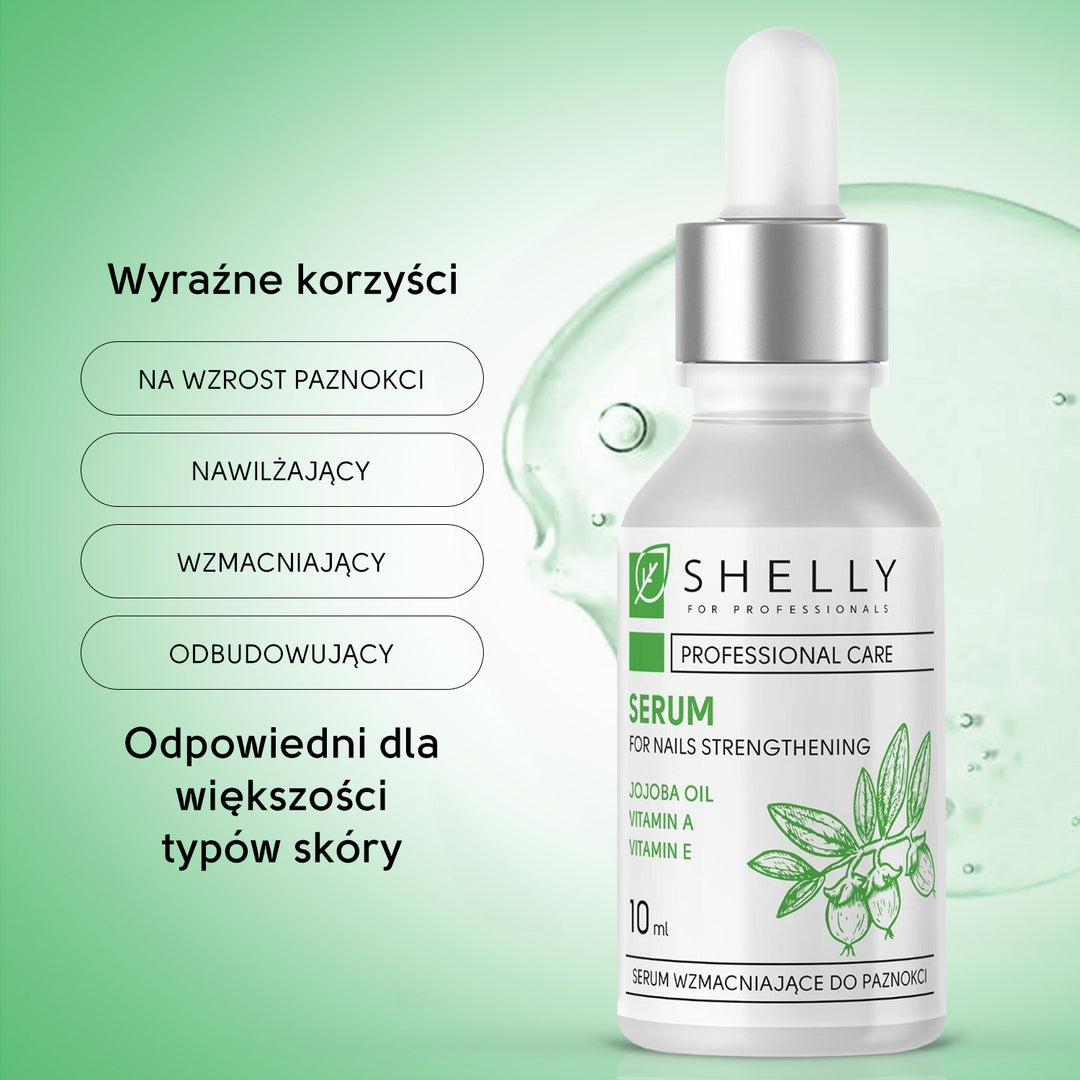 Strengthening nail serum with jojoba oil and vitamins A, E - 10 ml