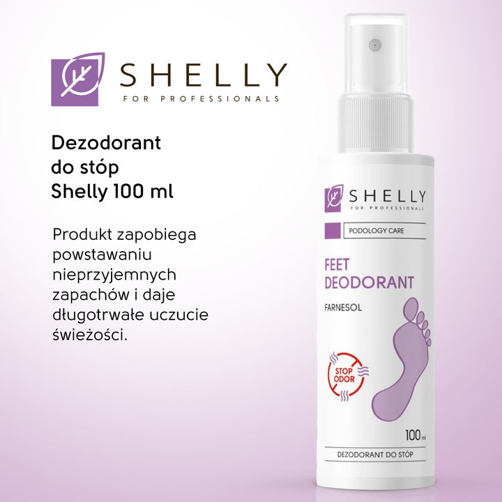 Dezodorant długo działający do stóp z farnezolem - 100 ml