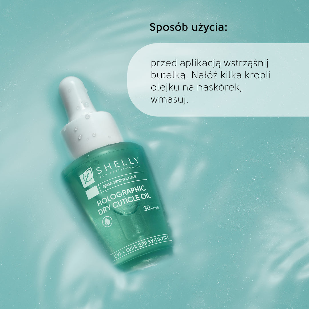 Holograficzny suchy olejek do skórek – 30 ml