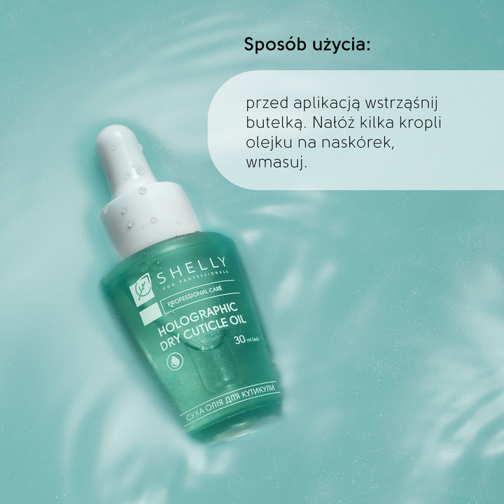 Holograficzny suchy olejek do skórek – 30 ml