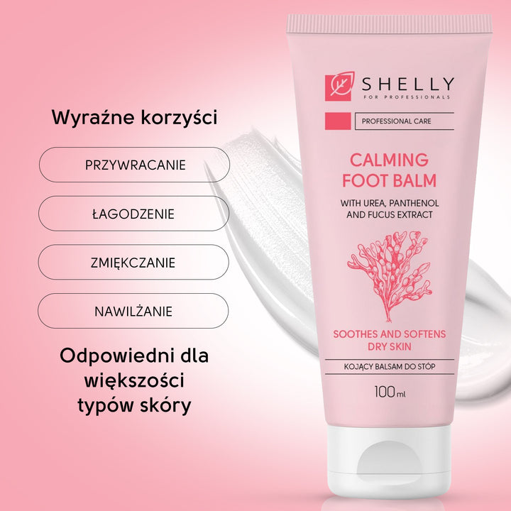 Kojący balsam do stóp z mocznikiem, pantenolem i ekstraktem z morszczynu - 100 ml
