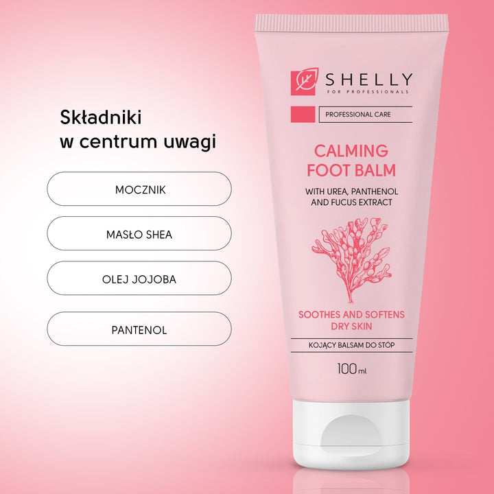 Kojący balsam do stóp z mocznikiem, pantenolem i ekstraktem z morszczynu - 100 ml