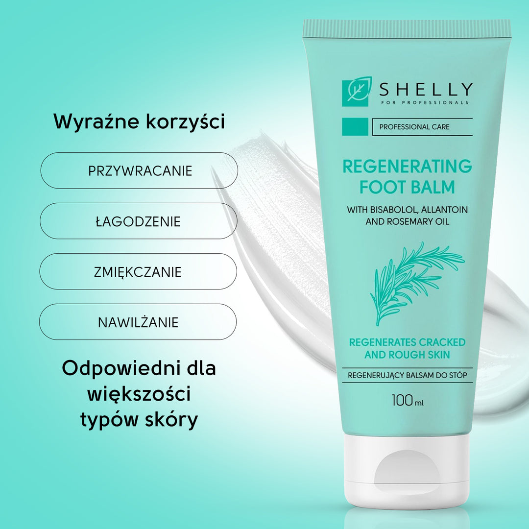 Regenerujący balsam do stóp z bisabololem, alantoiną i olejkiem rozmarynowym - 100 ml