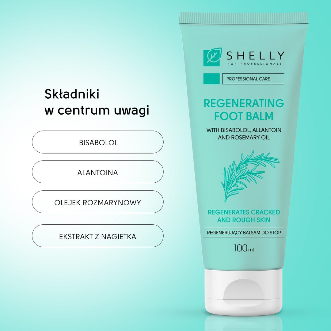 Regenerujący balsam do stóp z bisabololem, alantoiną i olejkiem rozmarynowym - 100 ml