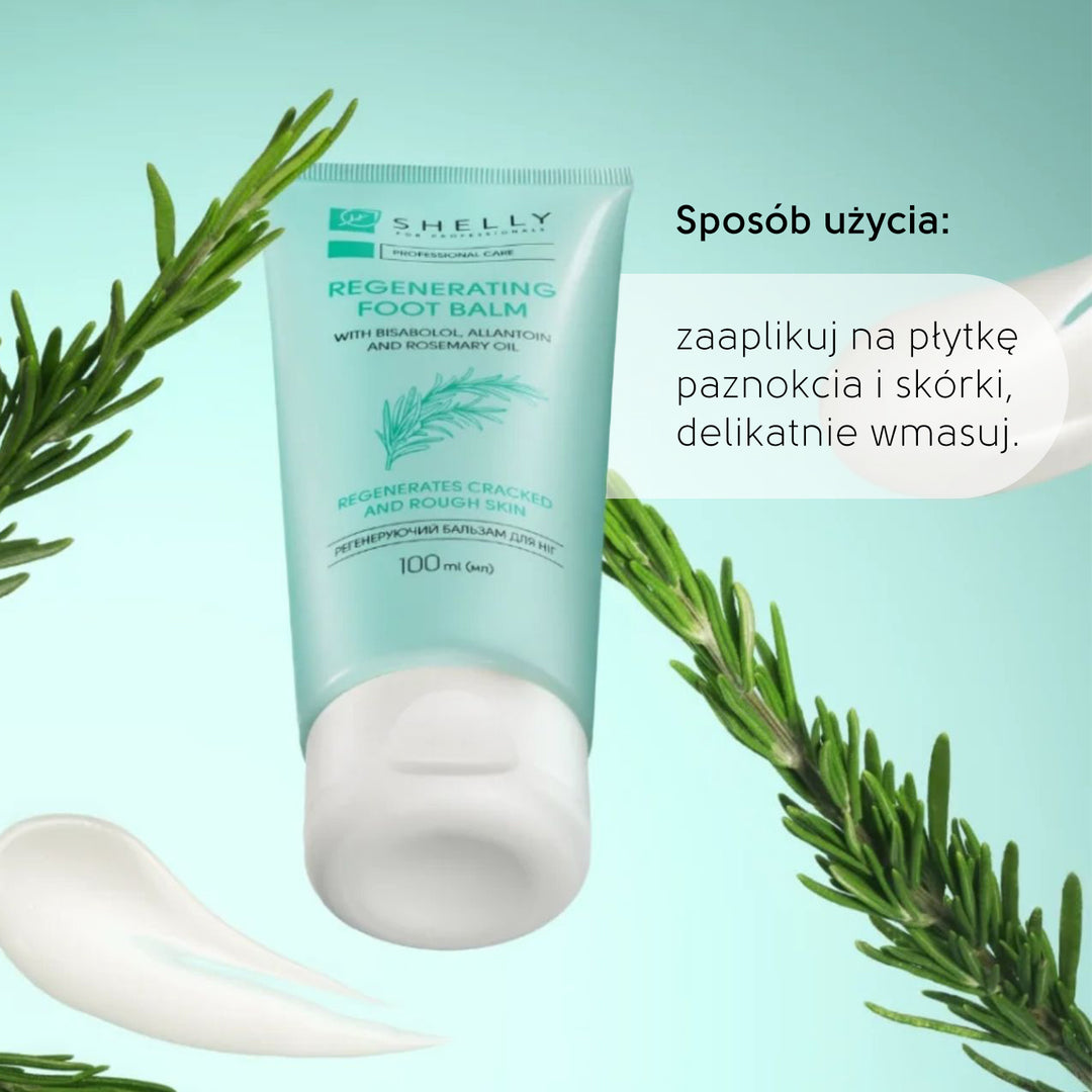 Regenerujący balsam do stóp z bisabololem, alantoiną i olejkiem rozmarynowym - 100 ml