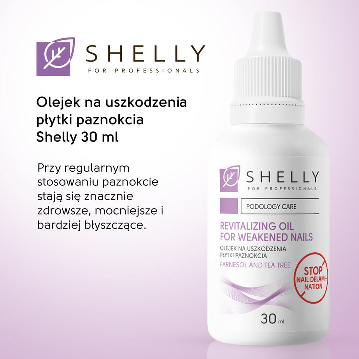 Revitalizing oil for weakened nails Shelly with farnesol and tea tree 30 ml